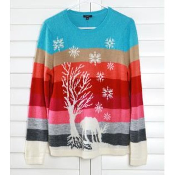 Talbots petite holiday sweater - Picture 2 of 3